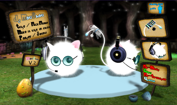 (: MW :) Mini DJ Moushou V2 (Shoulder Pet)