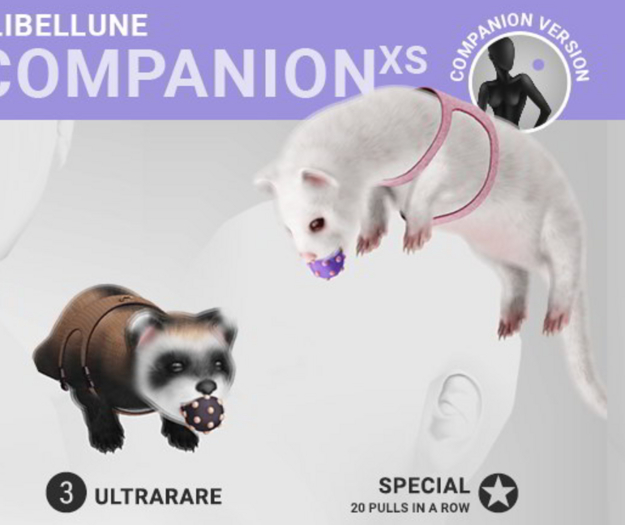 ULTRARARE 03 - SEmotion Libellune Frendly Ferret XS Companion ULTRARARE 03
