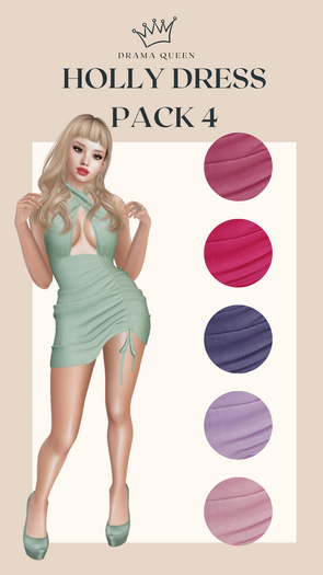 DRAMA QUEEN Holly Dress - Pack 4 (ADD)