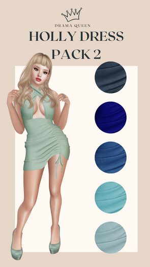 DRAMA QUEEN Holly Dress - Pack 2 (ADD)