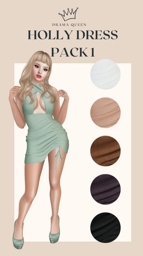 DRAMA QUEEN Holly Dress - Pack 1 (ADD)
