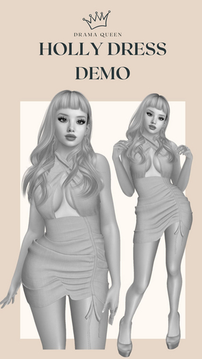 DRAMA QUEEN Holly Dress - DEMO (ADD)