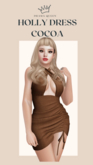 DRAMA QUEEN Holly Dress - Cocoa (ADD)