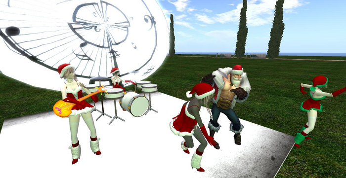 Christmas Santa & Elf Band Box