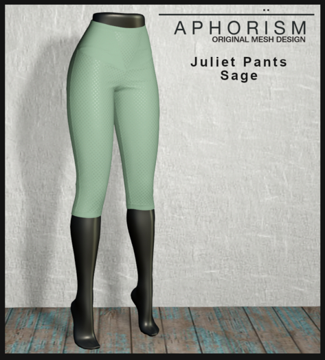 !APHORISM! - Juliet Pants - Sage v2