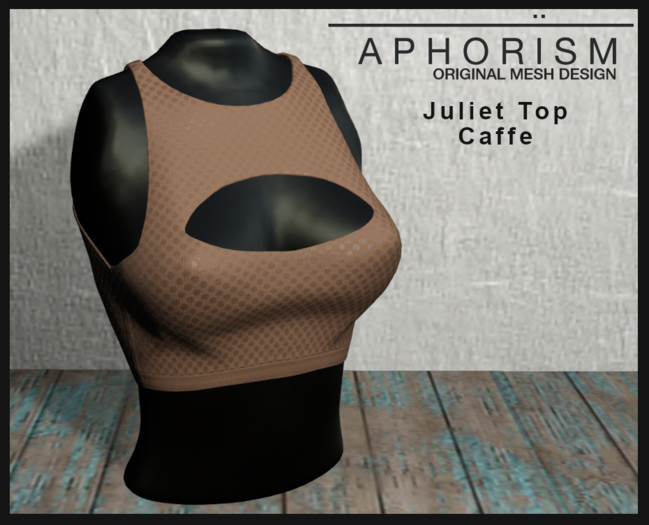 !APHORISM! - Juliet Top - Caffe v2