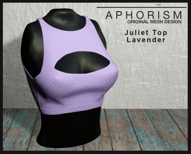 !APHORISM! - Juliet Top - Lavender v2