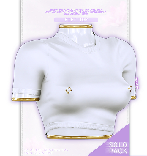 #Mewsery Rift Top{Pearl}