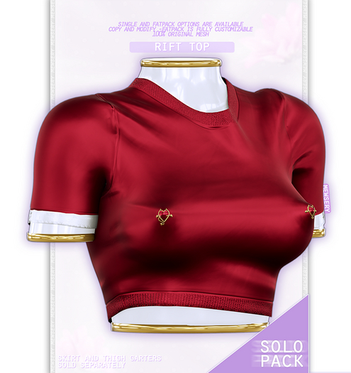 #Mewsery Rift Top{Rosewood}