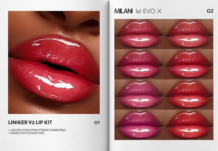 MILANI - "LINIKER V2" LIP KIT / FATPACK