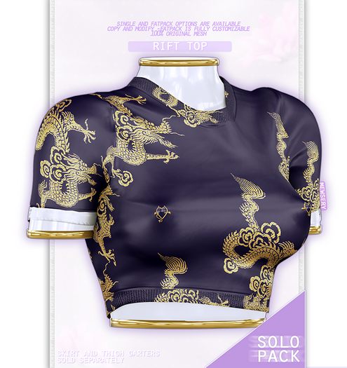 #Mewsery Rift Top{Dragon.Amethyst}