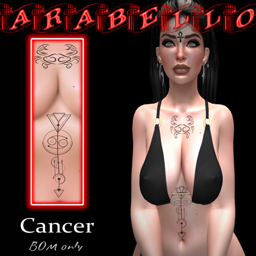 .:Arabello:. Cancer Tattoo *UNISEX*
