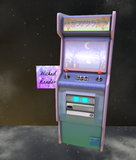 ::Axix:: ArcadeQueen Arcade Machine [Blue]