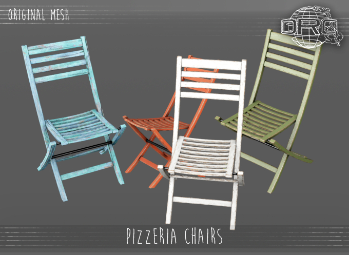 -DRD- Pizzeria - Chairs