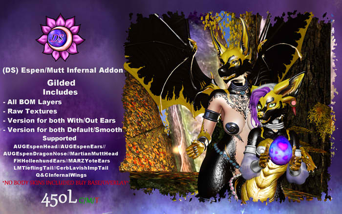(DS) Espen/Mutt Infernal Dragons Addon (Gilded)