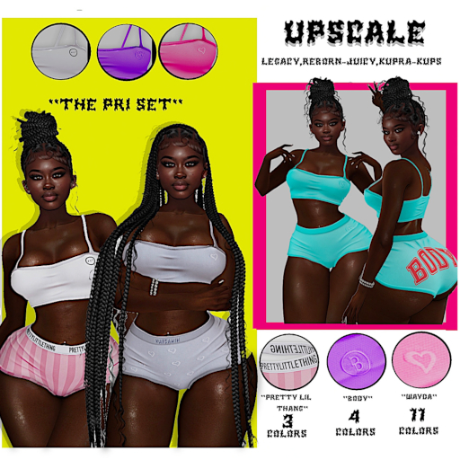 {UPSCALE} THE PRI SET (Shorts) FATPACK