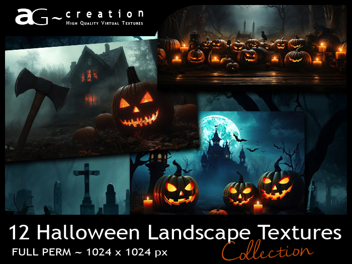 ~AG~ Creation ~ Halloween Landscape Textures Full Perm