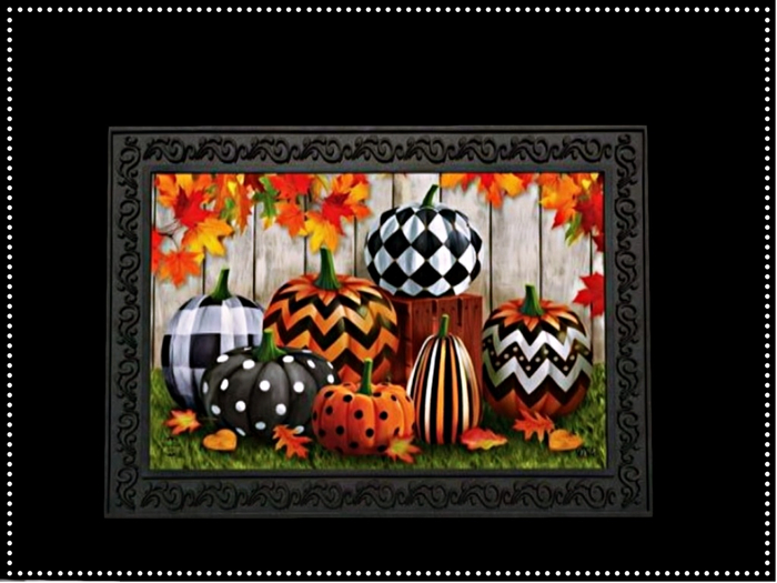 Autum/Fall Pumkins DoorMat