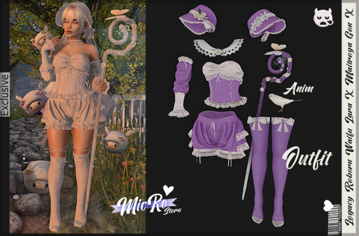 - MicRo - Outfit Cowgirl Purpl