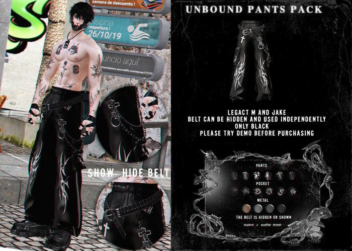 = DAE = Unbound Pants Pack