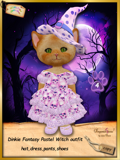 Dinkie Fantasy Pastel Witch dress 4