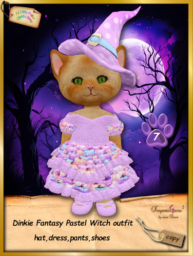 Dinkie Fantasy Pastel Witch dress 7