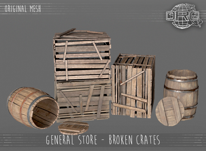 -DRD- General Store - Broken Crates