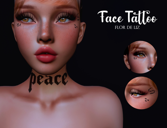 face tattoo pack