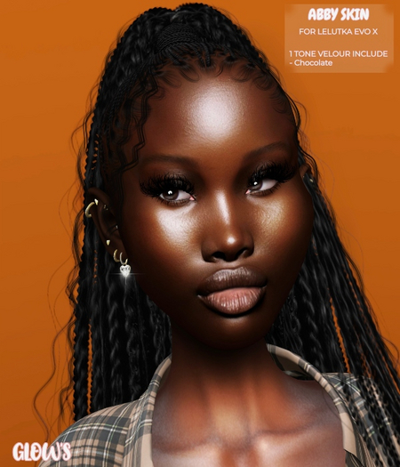 GLOW'S-ABBY SKIN -CHOCOLATE EVO X
