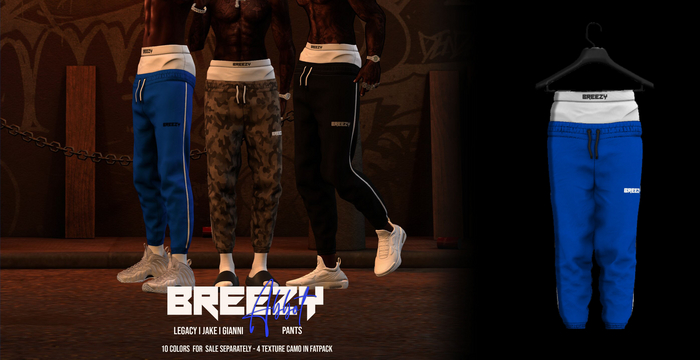 BREEZY - Abbot . Pants  ''Blue''