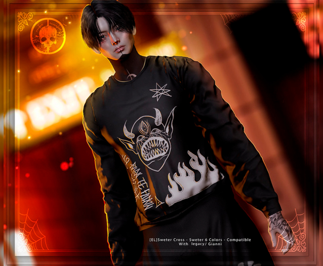 [EL]Sweter Cross Male