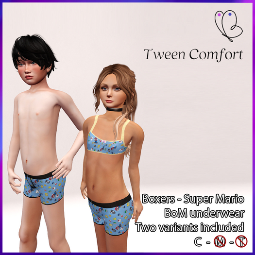 Tween Comfort - Boxers - Super Mario 1