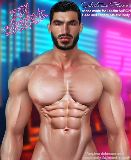 BodyOverdrive/ Antonio Shape For Lelutka AARON
