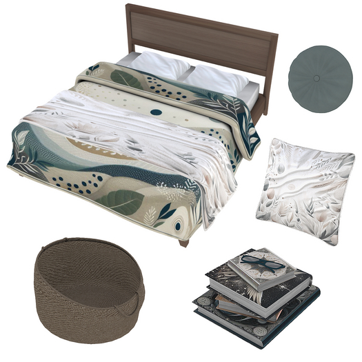 {XO} Full Perm - Avellana Bed Set