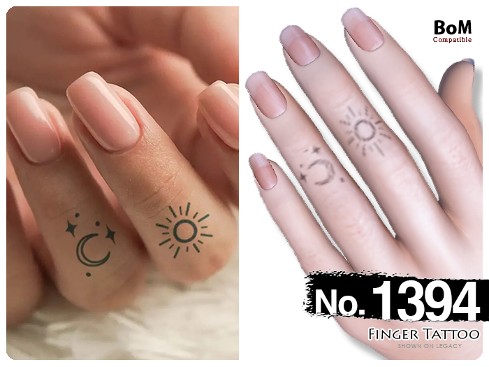 (Finger Tattoo) No.1394