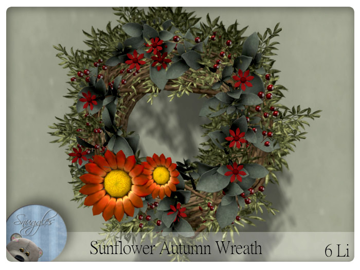 Sunflower Autumn Wreath By Snuggles