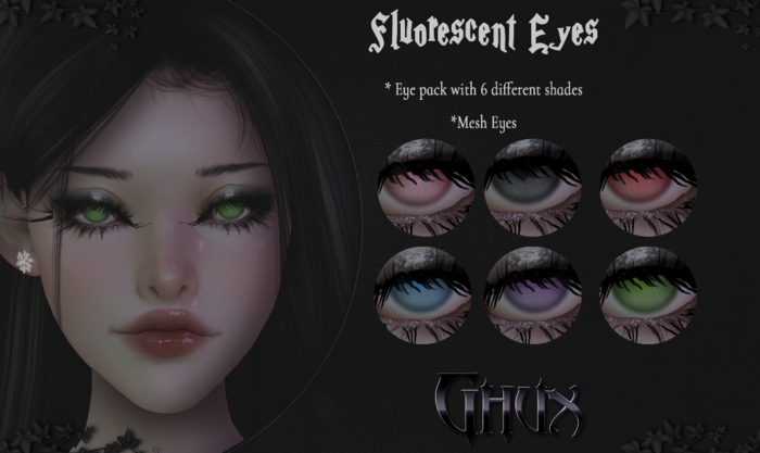 (GH) Fluorescent Eye Pack