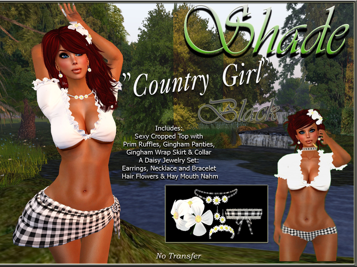 !SHADE! "Country Girl" Black