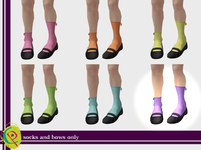 *ChiChi's Pocket* Slouchy Socks [{PURPLE}]
