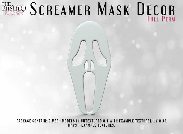 The Bastard Princess - Screamer Mask Decor Full Perm