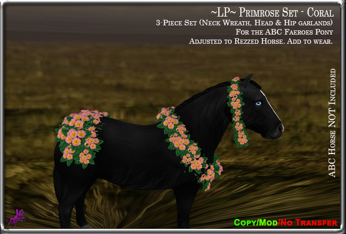 ~LP~ Primrose Set [BOXED] ABC Faeroes  Coral