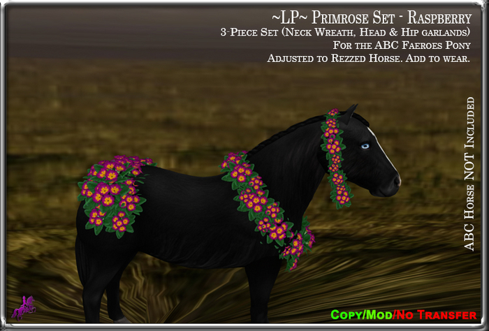 ~LP~ Primrose Set [BOXED] ABC Faeroes  Raspberry