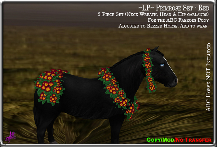 ~LP~ Primrose Set [BOXED] ABC Faeroes  Red