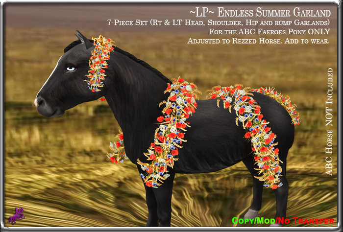 ~LP~ Floral Garland Set [BOXED] ABC Faeroes Endless Summer