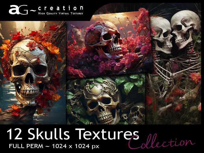 ~AG~ Creation ~ Skulls Textures Full Perm