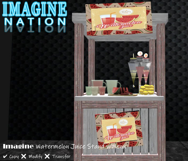 Imagine Watermelon Juice Stand