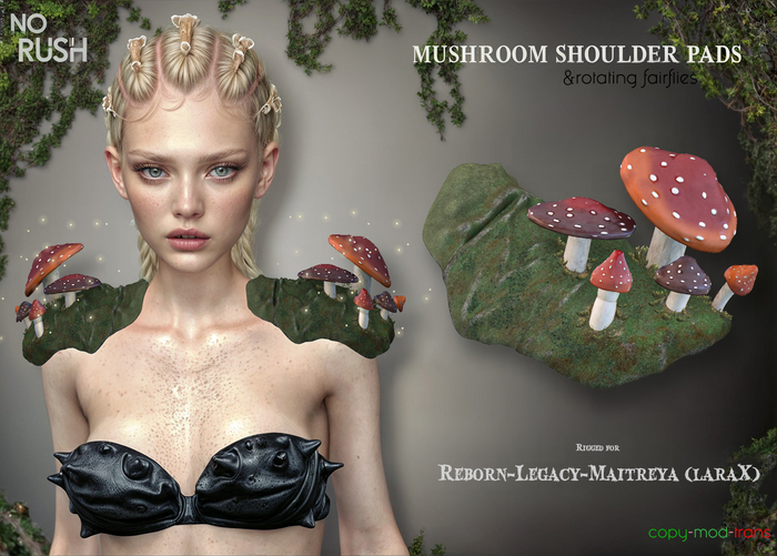 [NORUSH] DEMO Mushroom Shoulder Pads