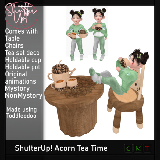 ShutterUp!Acorn Tea Time REZ ME