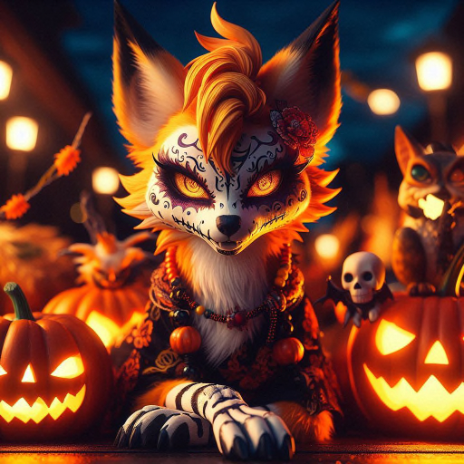 Hallo Foxy Party Paws