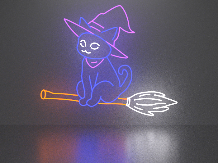 Cat 7 neon sign Full Permission